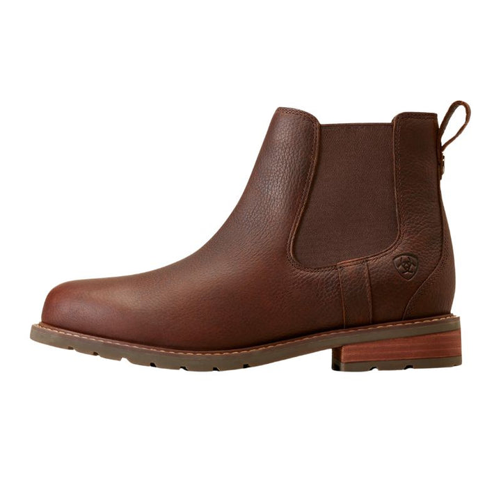 Aigle Men's Wexford Waterproof Chelsea Boot in Dark Brown