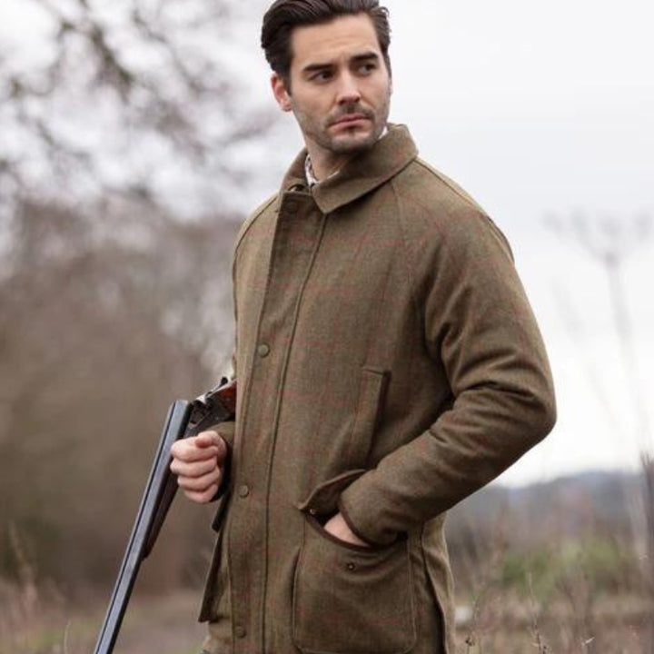 Alan Paine Waterproof Tweed Coat - Shooting Fit Lifestyle
