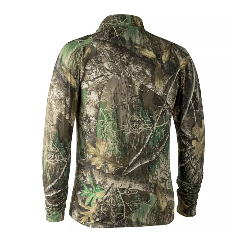 Approach T-Shirt with Long Sleeves In RealTree Adapt Back