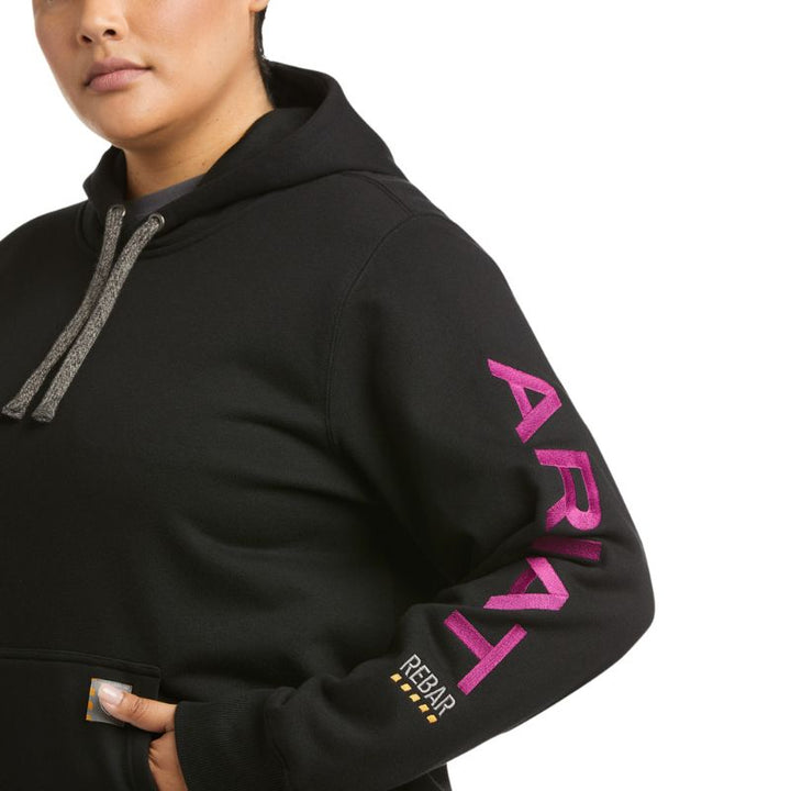 Ariat Ladies Rebar Graphic Hoodie Arm