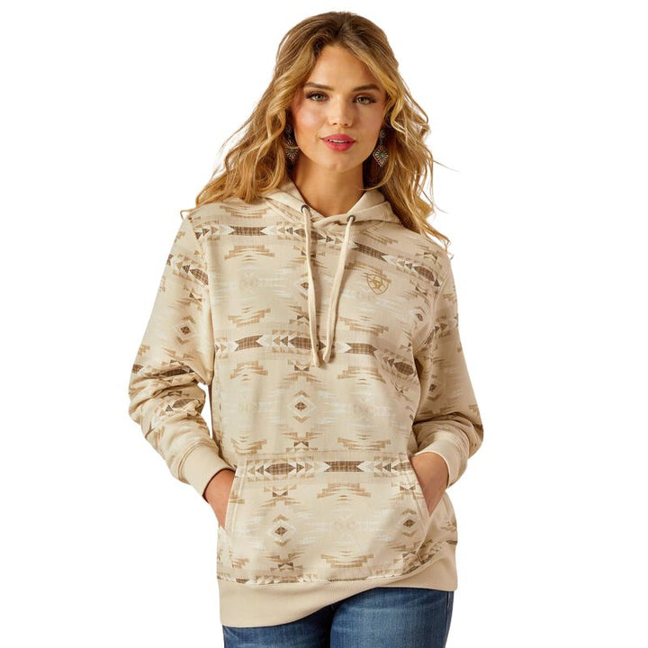 Ariat Logo 2.0 Hoodie SANDSTONE SOUTHWEST PRINT