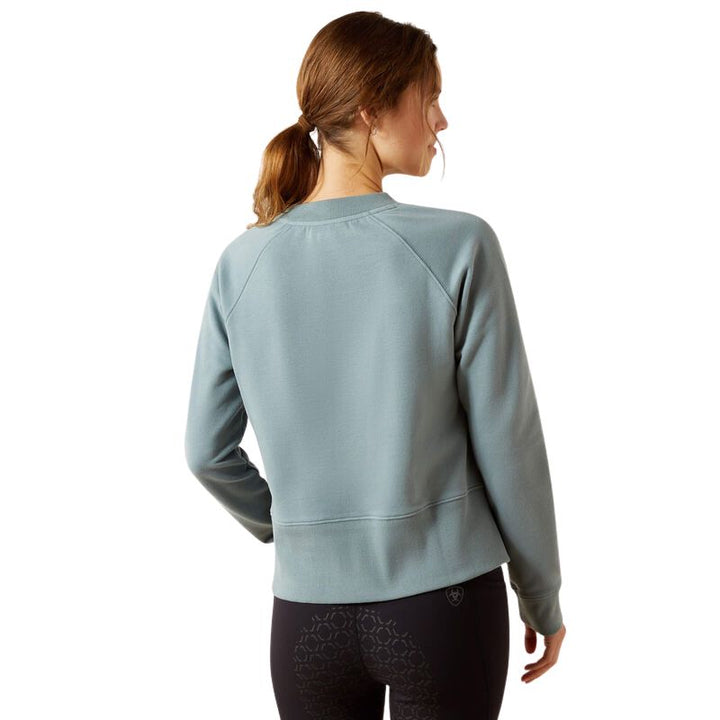 Ariat Martine Sweatshirt Steel Sage - Back