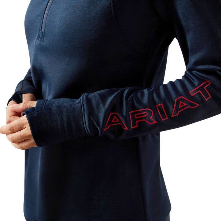 Ariat Team EQ 1/2 Zip Pullover - Sleeve Logo