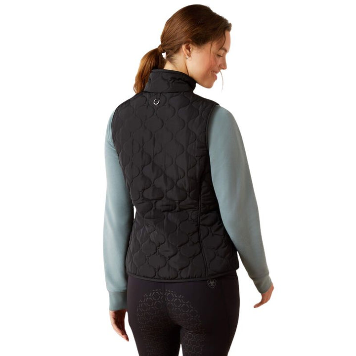 Ariat Ashley 2.0 Insulated Gilet In Black - Rear