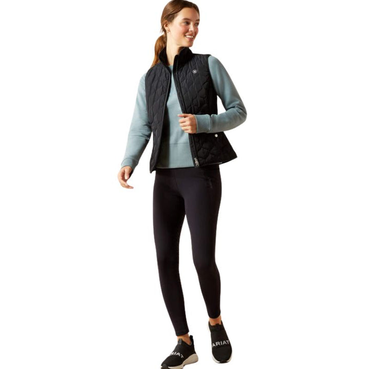 Ariat Ashley 2.0 Insulated Gilet In Black - Open