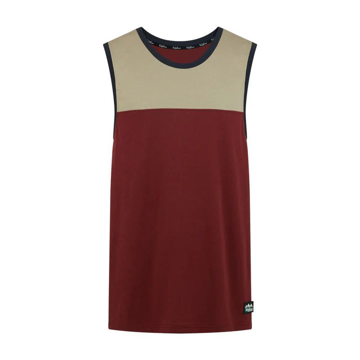 Ridgeline Unisex Back Slider Singlet Top Rhubarb Multi