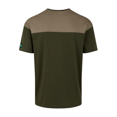 Ridgeline Unisex Backslider T-Shirt in Olive Back