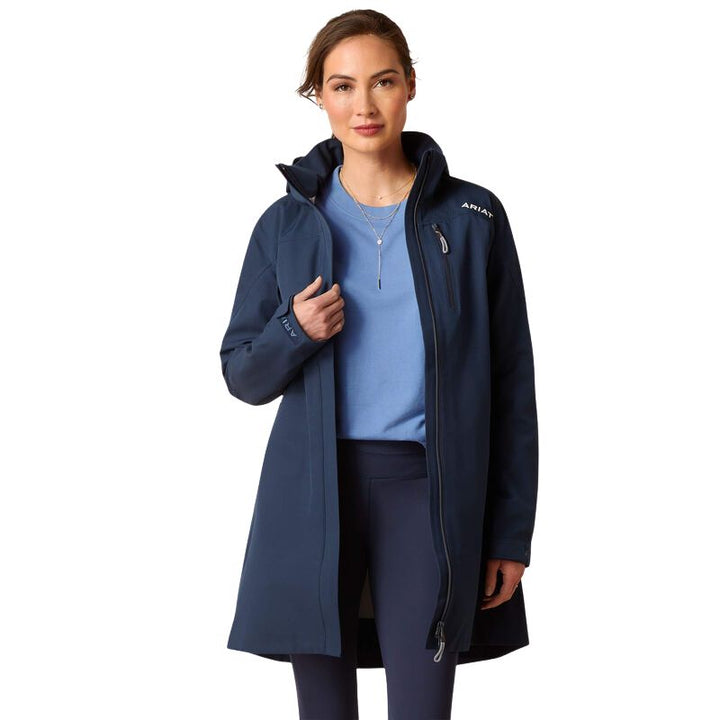 Ariat Coastal Long Waterproof Parka Navy