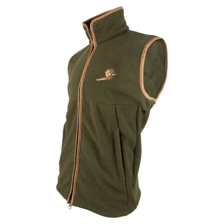 Jack Pyke Countryman Fleece Gilet Pheasant Dark Olive