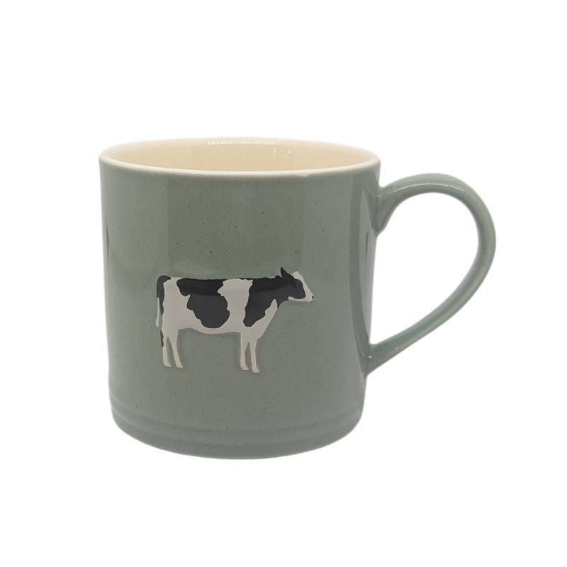 Cow Mug in Green 250ml