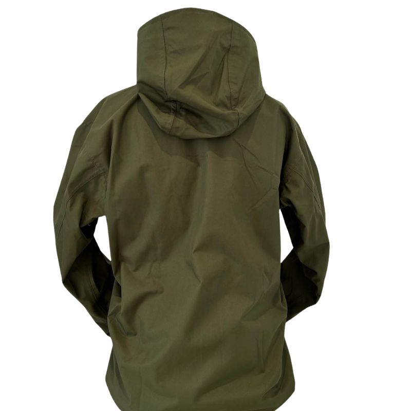 Dedito Lightweight Waterproof Jacket In Green Rear
