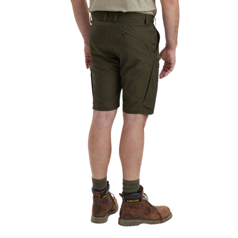 Deerhunter Forest Green Matobo Shorts Back Model