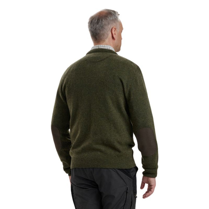 Deerhunter Green Sheffield Jumper Back Model