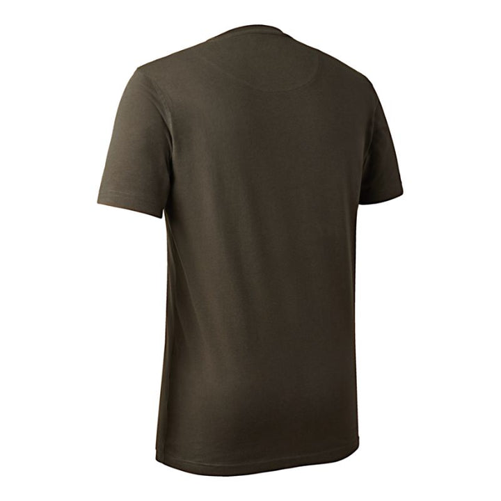 Deerhunter Logo T-Shirt in Fallen Leaf Back