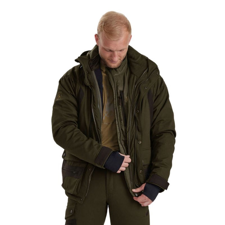 Deerhunter Muflon Zip-In Jacket Front Model