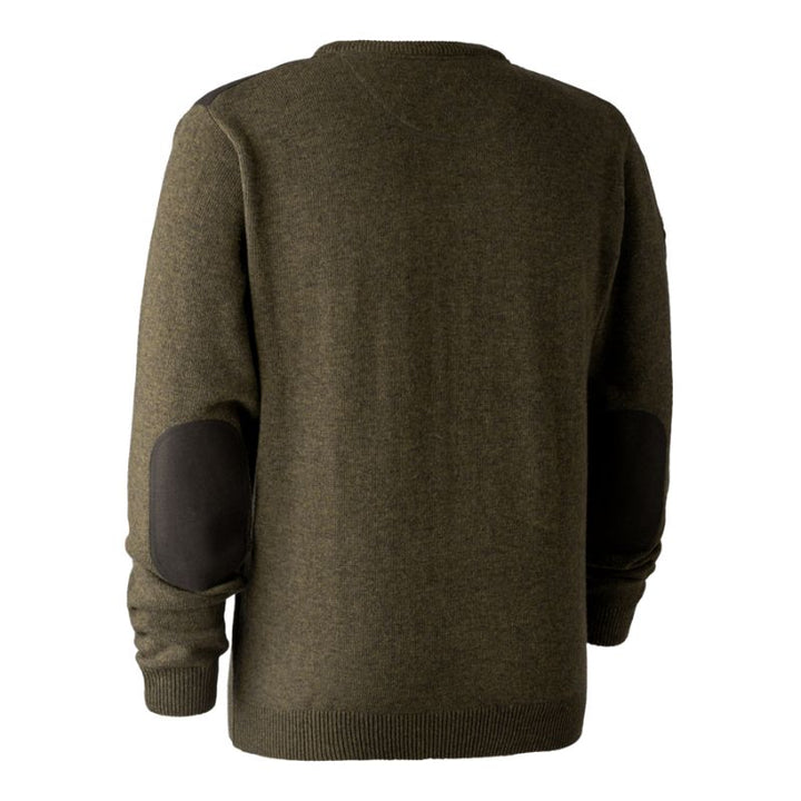 Deerhunter Sheffield Knit V-Neck Jumper Back