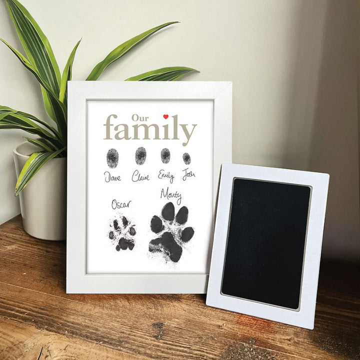 Oh So Precious Family Ink Prints Picture Frame - Lifestyle