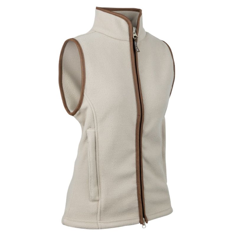 Ladies Countryman Fleece Gilet Mushroom