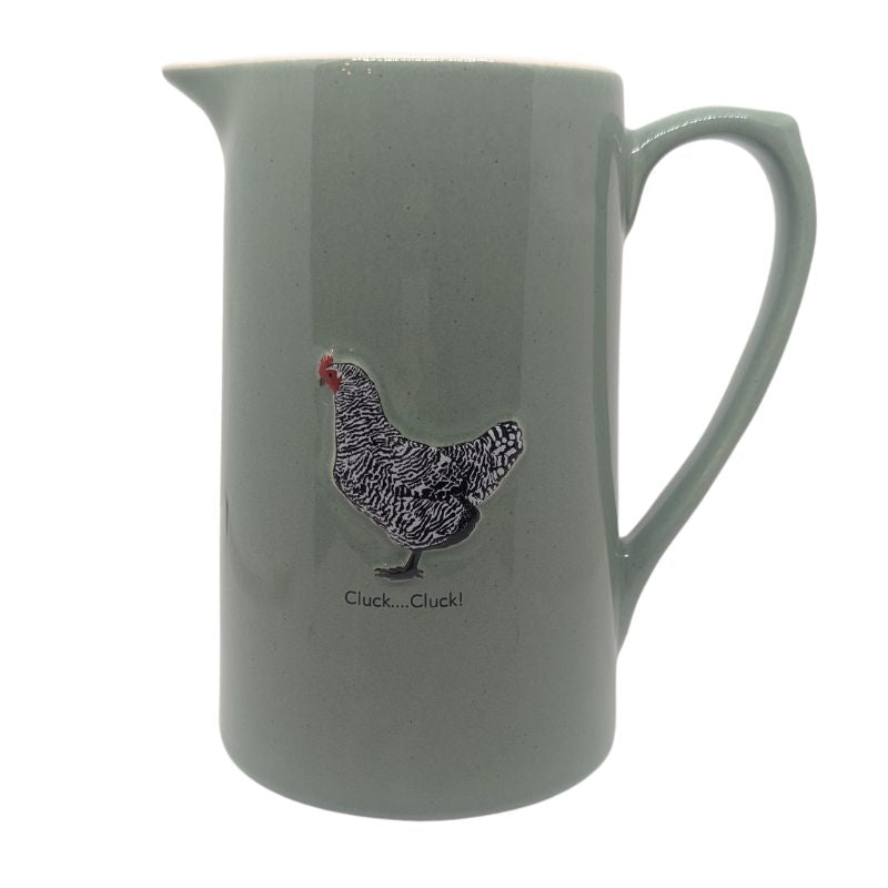 Hen Jug 700ml in Green by Bailey & Friends
