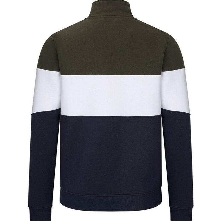Hoggs Of Fife Dumfries 1888 Gents 1/4 Zip Sweatshirt In Forest