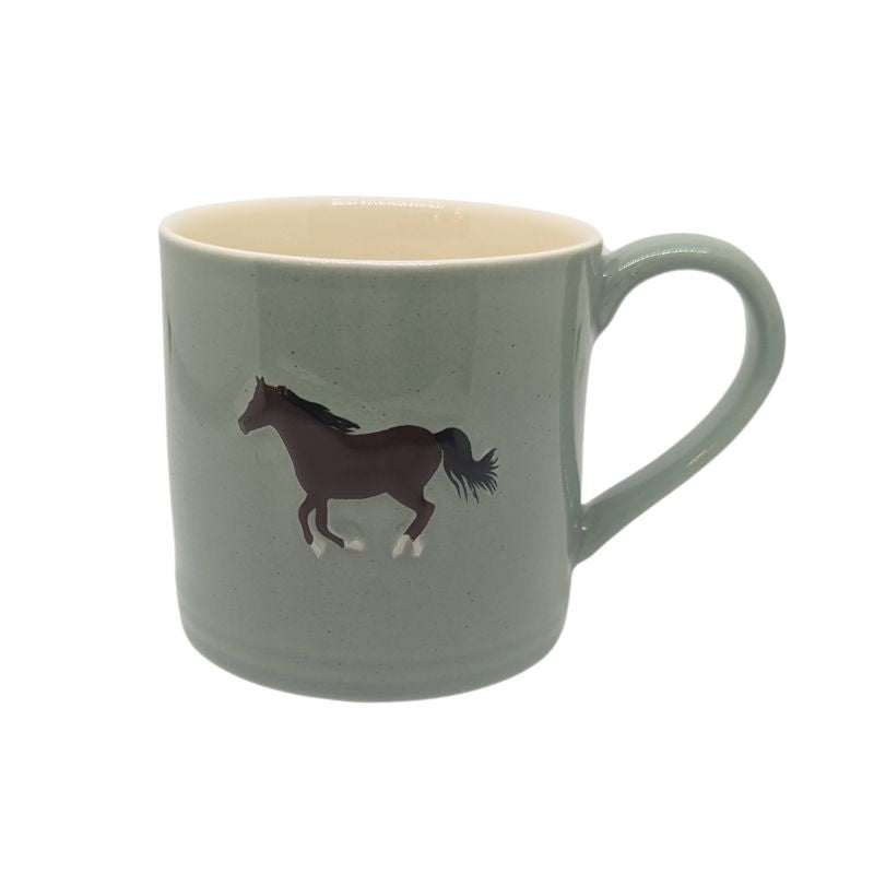 Horse Mug 250ml in Green by Bailey & Friends