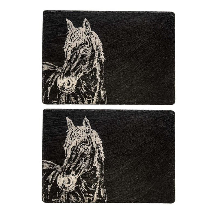 The Just Slate Company Horse Place Mats