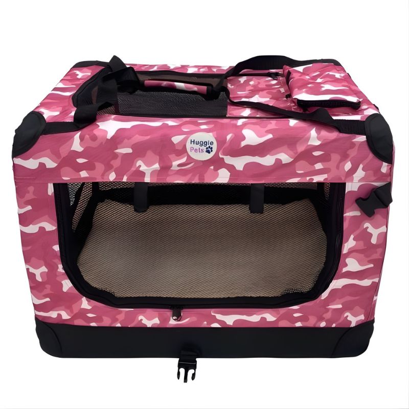 HugglePets Fabric Crate Foldable Pet Carrier