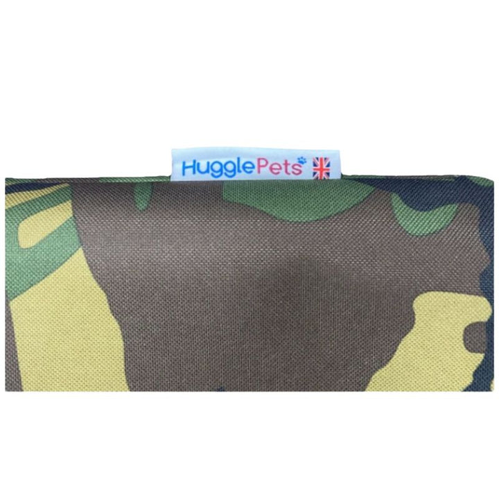 HugglePets Waterproof Dog Mat Cushion – Camo Green
