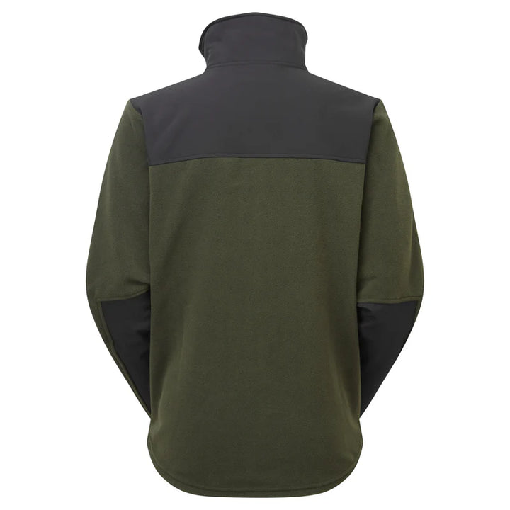 Ridgeline Hybrid Jacket In Olive - Rear