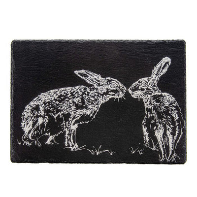Kissing Hare Slate Cheese Board by The Just Slate Company