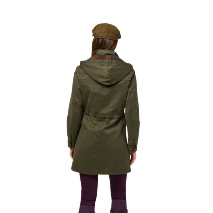 Ladies Milwood Jacket In Olive Back
