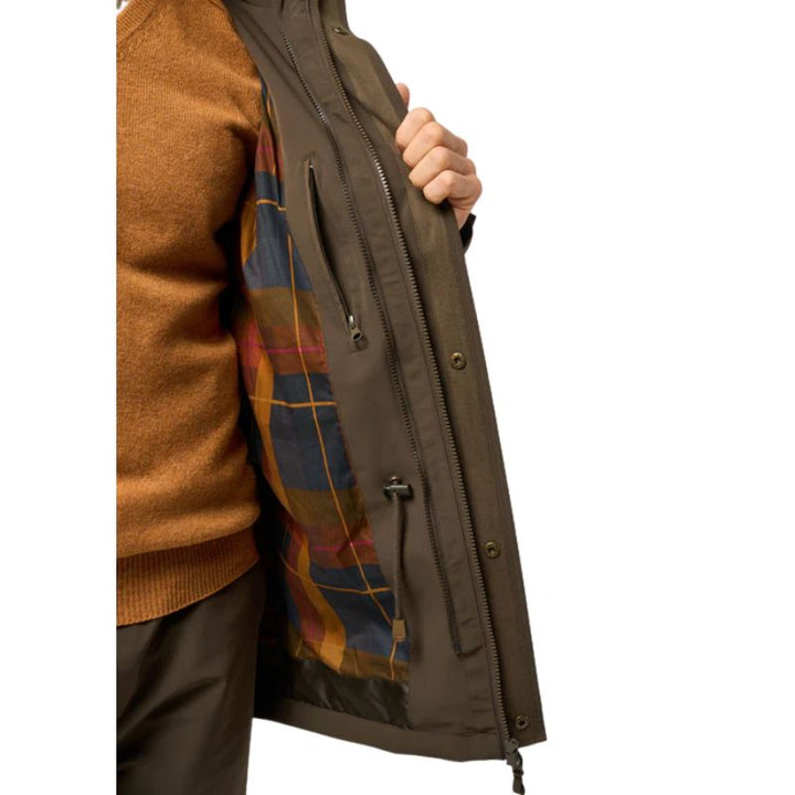 Alan Paine Lockwood Men's Shooting Waistcoat In Sage Inside