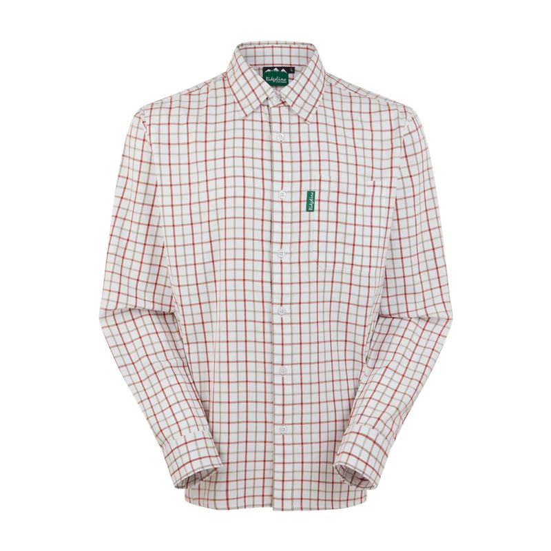 Ridgeline Mens Sedgebrook Shirt Russet/Roasted Cashew