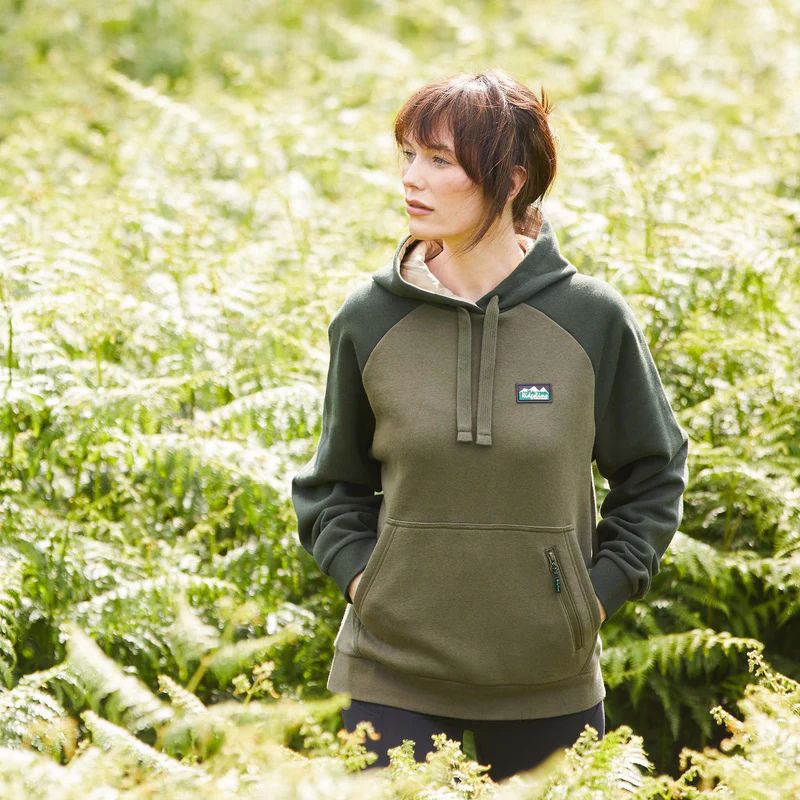 Ridgeline North Island Hoodie In Ivy Green - Lifestyle
