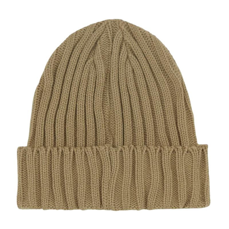 Ridgeline Original Knitted Beanie In Stone Rear