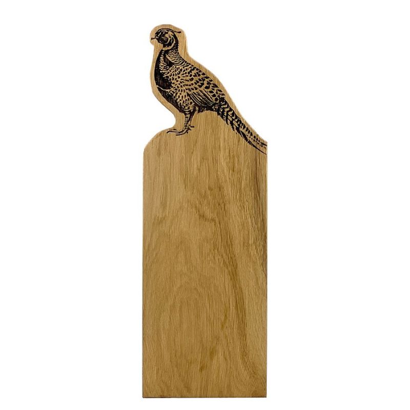 Pheasant Framed Oak Serving Board