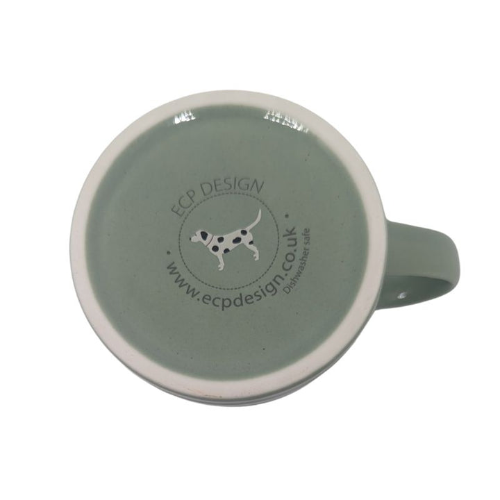 Pig Mug 250ml in Green by Bailey & Friends Bottom