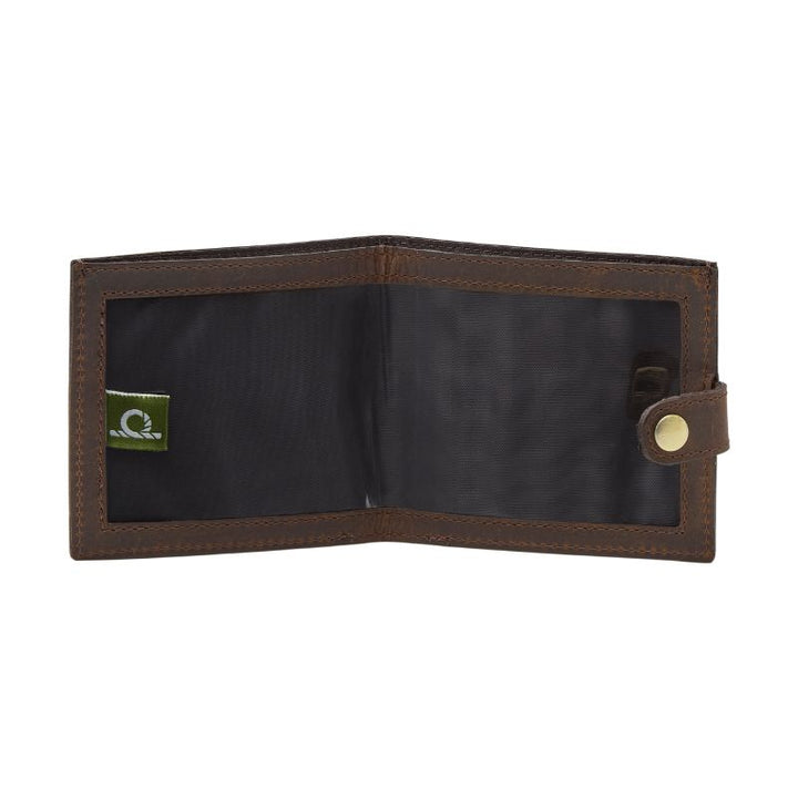 Premium Antique Oiled License Cover Inside