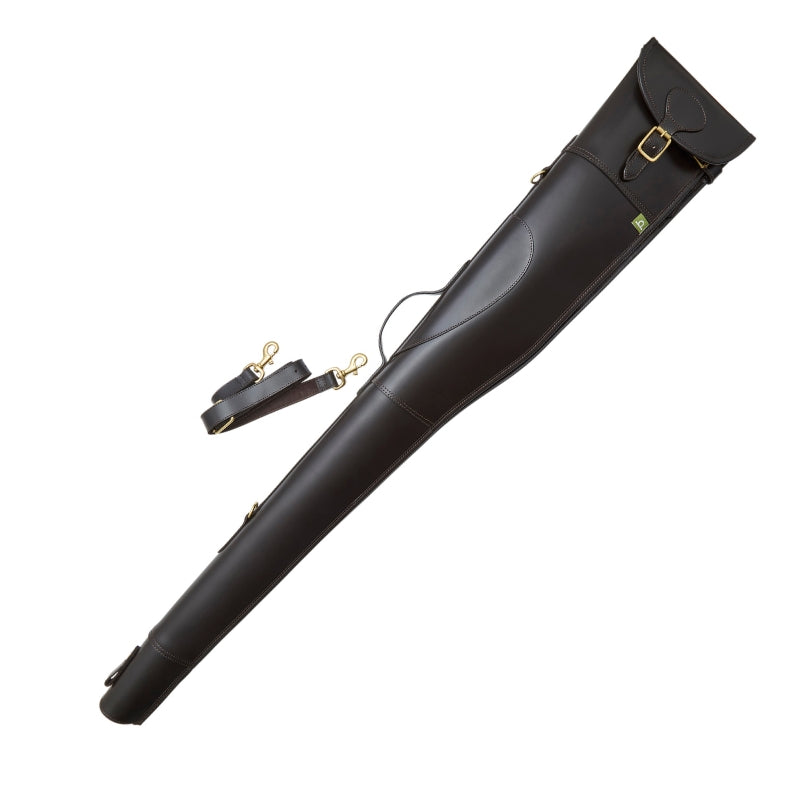 Premium Pull Up Leather Gun Slip in Dark Brown