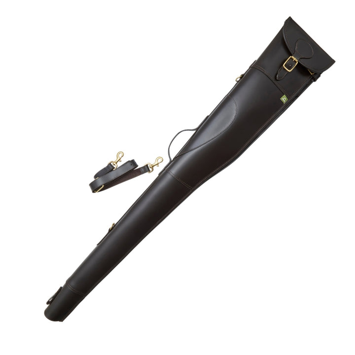 Premium Pull Up Leather Gun Slip in Dark Brown