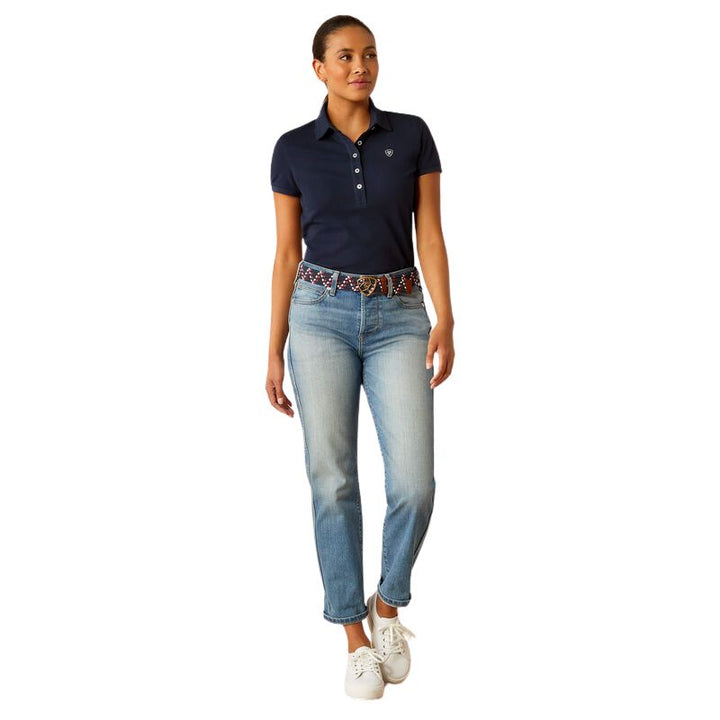 Ariat Prix 3.0 Polo In Navy - Full