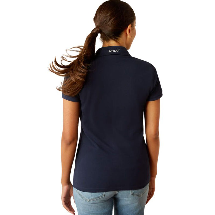 Ariat Prix 3.0 Polo In Navy - Back