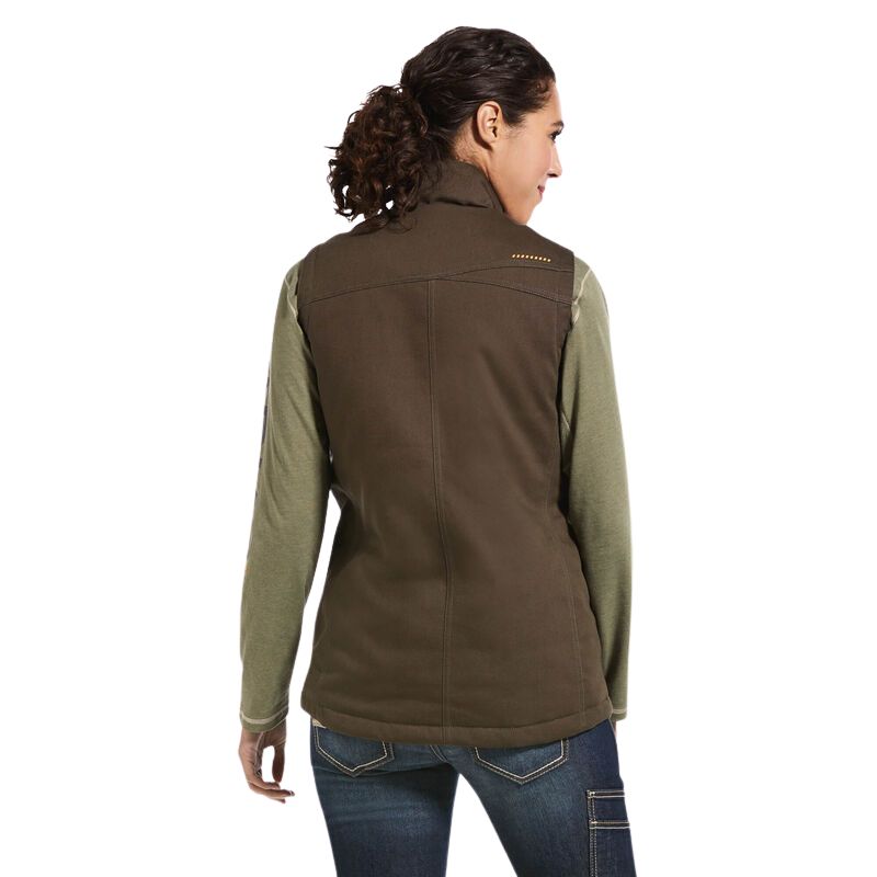 Ariat Rebar DuraCanvas Insulated Gilet - Rear