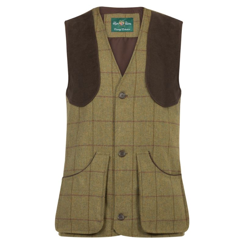 Rutland Shooting Waistcoat In Lichen