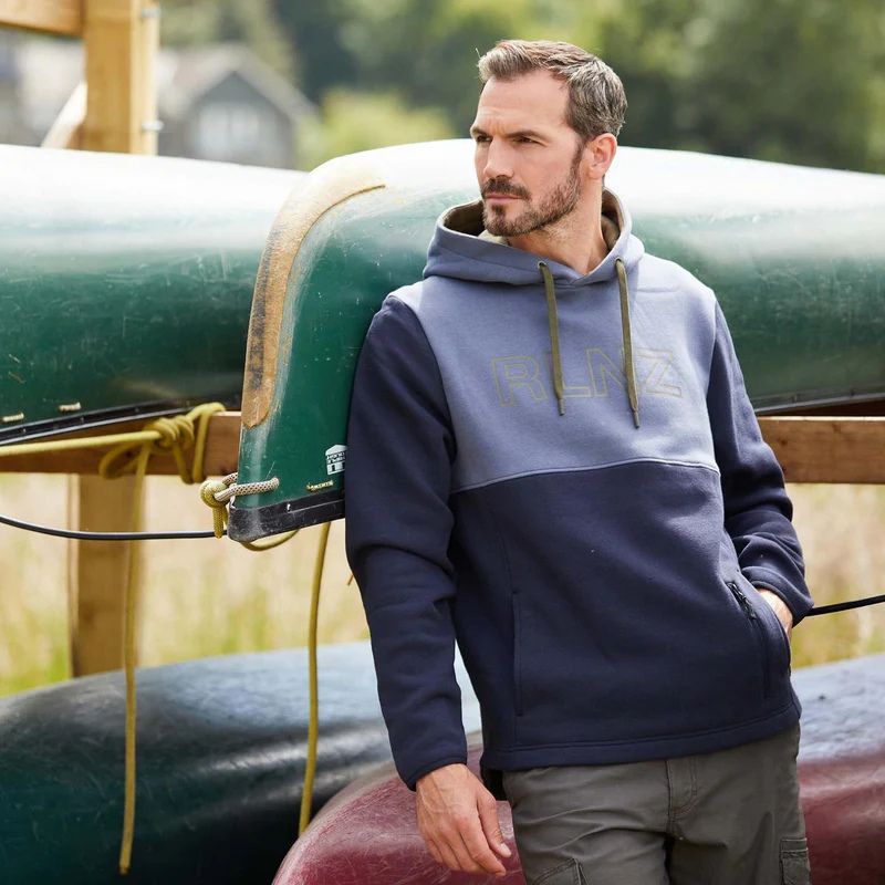 Ridgeline South Island Hoodie In Navy - Lifestyle