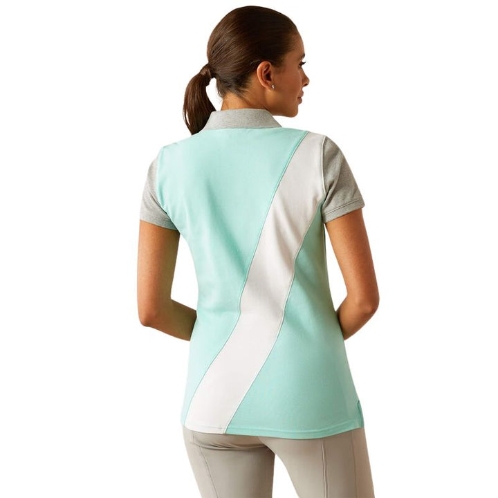 Ariat Taryn Polo Shirt In Electric Green - Back