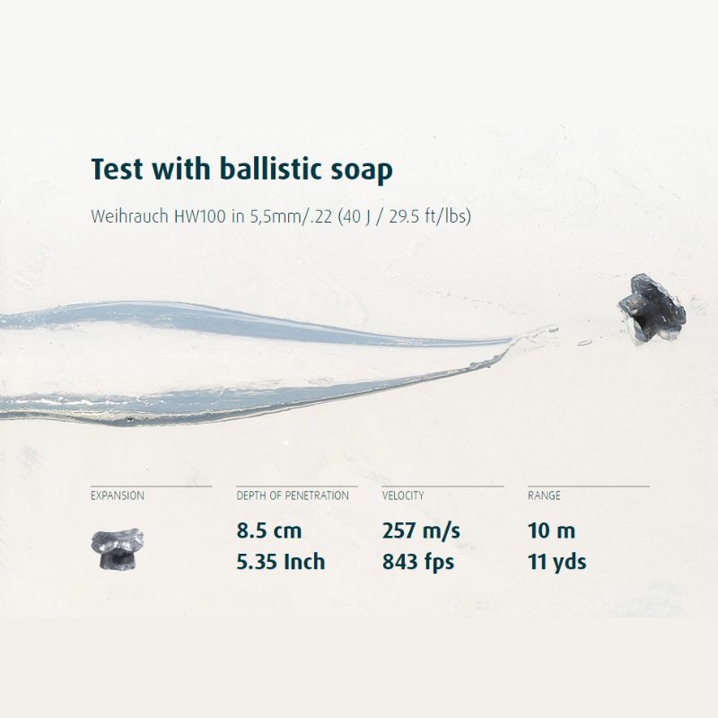 Test with Ballistic Soap