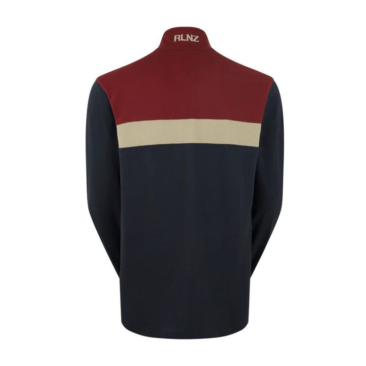 Ridgeline Unisex Back Slider Rugby Top Navy Multi - back