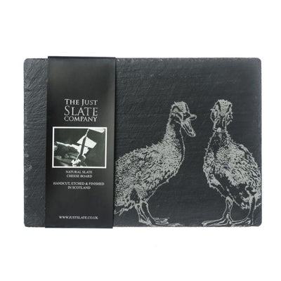 Quacking Ducks Slate Cheese Board by The Just Slate Company Set