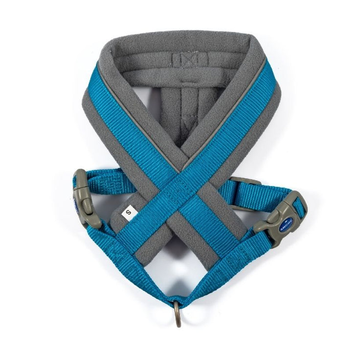 Viva Padded Harness Blue Back